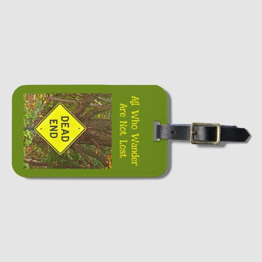 「さまよい者は失った皆無」 ラゲッジタグ (正面横)