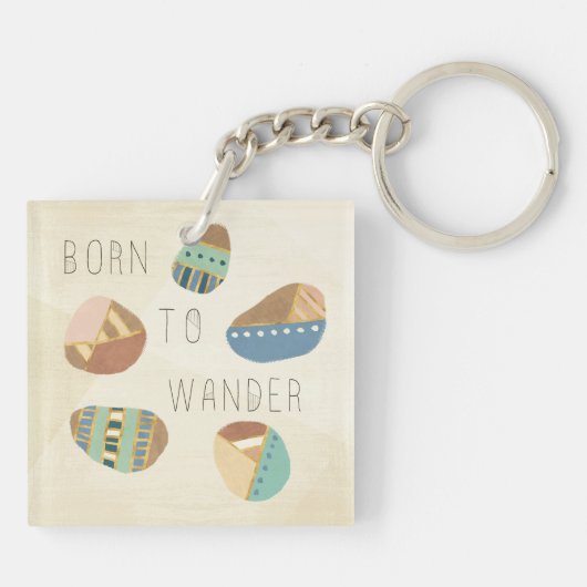 さまようこと生まれる屋外のGeo IX | キーホルダー (裏面)