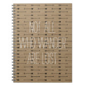 さまようすべてが失ったinspo旅行引用文ではないです ノートブック (正面)