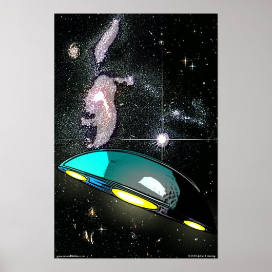 さまようソーサー（ポスター） ポスター (正面)