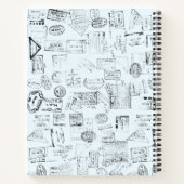 さまよう人が皆旅行記で失ったはない ノートブック (裏面)