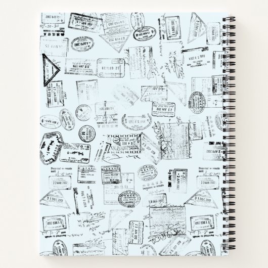 さまよう人が皆旅行記で失ったはない ノートブック (裏面)