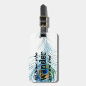 "さまよう人はすべて失った"荷物Tageではないです ラゲッジタグ (正面縦)