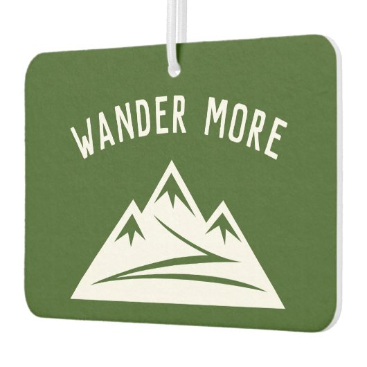 さまよう山のピークのロゴカーの空気フレッシュナー カーエアーフレッシュナー (左)