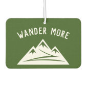 さまよう山のピークのロゴカーの空気フレッシュナー カーエアーフレッシュナー (正面)