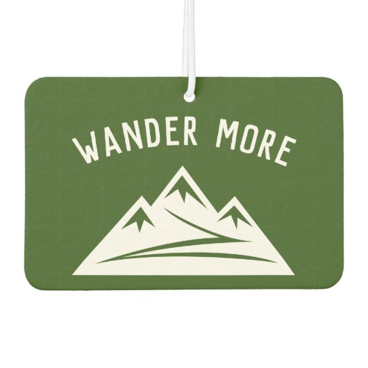 さまよう山のピークのロゴカーの空気フレッシュナー カーエアーフレッシュナー (正面)