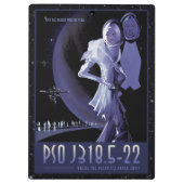 さまよう惑星の広告宇宙観光客休暇 クリップボード (裏面)