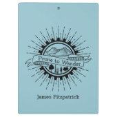 さまよう旅行者になりやすい クリップボード (裏面)