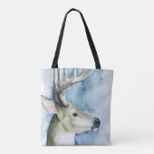 さまよう杖 – 水彩 トートバッグ (裏面)