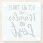 さまよう者は皆いな失ったい ガラスコースター (裏面)