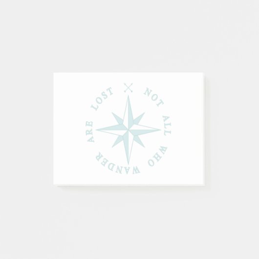 さまよう者は誰もい失ったない ポストイット (正面)