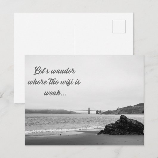 さまよう ポストカード (正面/裏面)