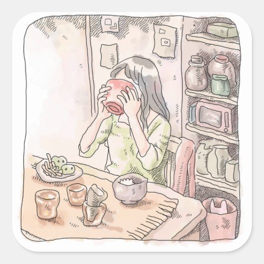 さむくごじ スクエアシール (正面)