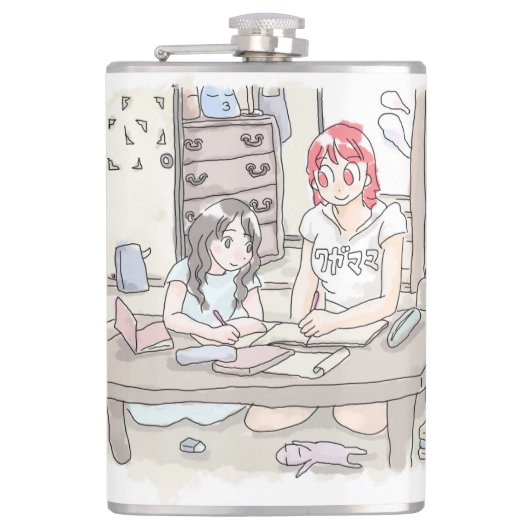 さむごくじ フラスク (正面)