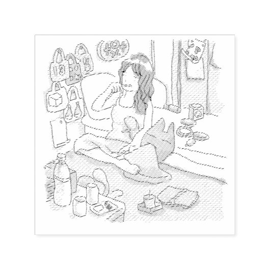 さむごむじ セルフインキングスタンプ (デザイン)