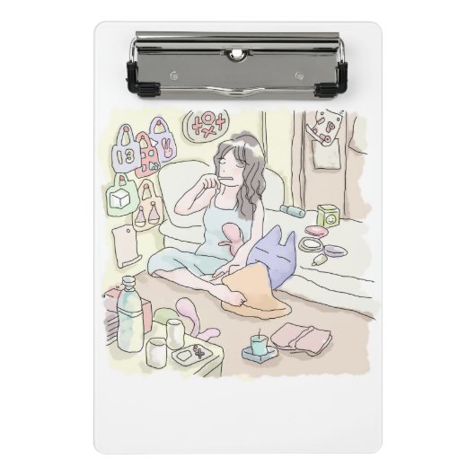 さむごむじ ミニクリップボード (正面)