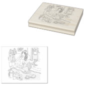 さむごむじ ラバースタンプ (押印)