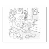 さむごむじ ラバースタンプ (インプリント)