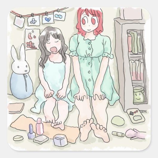 さむごれじ スクエアシール (正面)