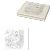 さむされじ ラバースタンプ (押印)