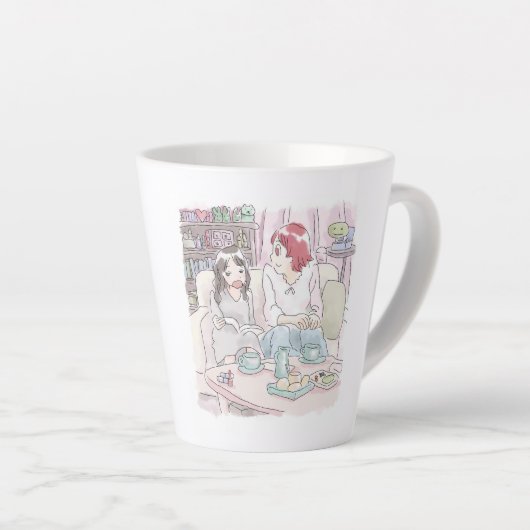 さむにしじ カフェラテマグ (右アングル)