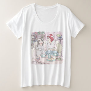 さむにしじ プラスサイズTシャツ
