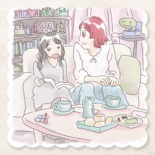 さむにしじ ペーパーコースター (正面)