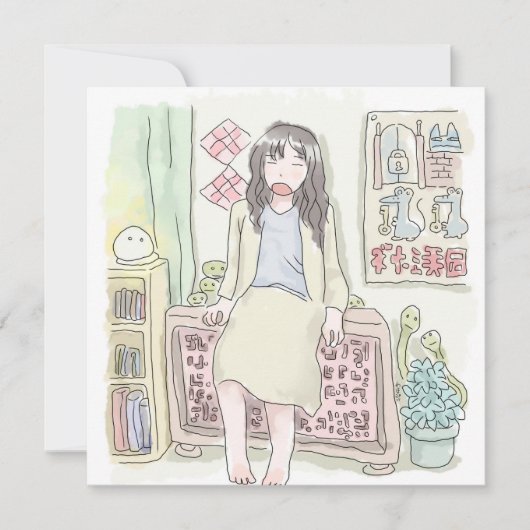 さむにむじ ノートカード (正面)
