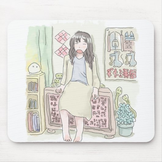 さむにむじ マウスパッド (正面)