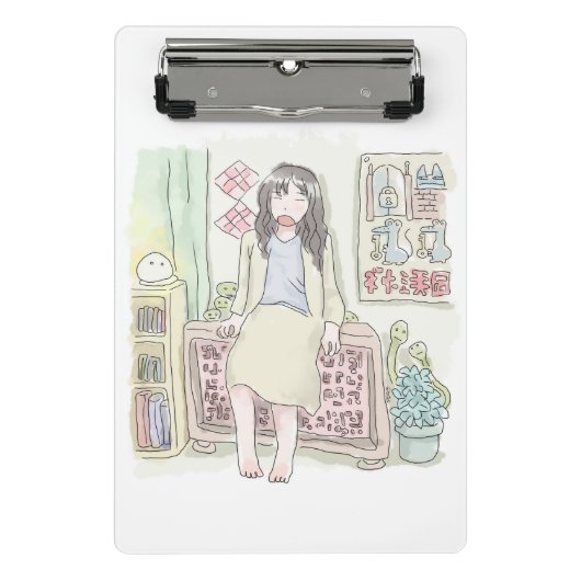 さむにむじ ミニクリップボード (正面)