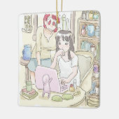 さむにやじ セラミックオーナメント (左)