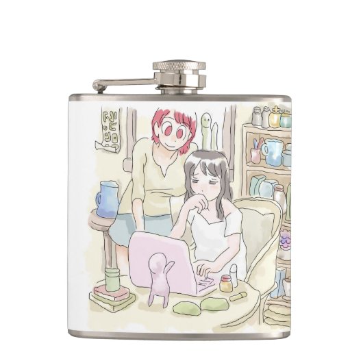 さむにやじ フラスク (正面)