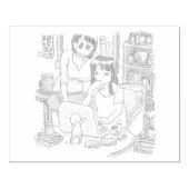 さむにやじ ラバースタンプ (インプリント)