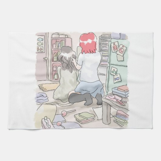 さむむなじ キッチンタオル (横)