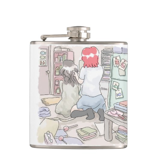 さむむなじ フラスク (正面)