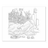 さむやむじ ラバースタンプ (インプリント)