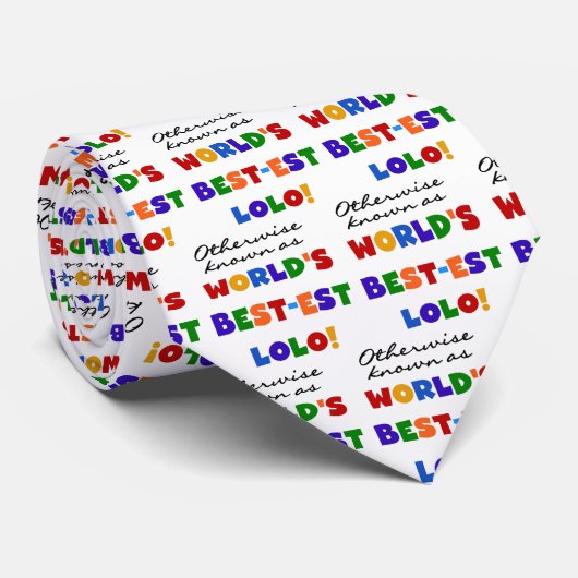 さもなければ知られていたベスト米国東部標準時刻LoloのTシャツおよびギフト ネクタイ (ロール)