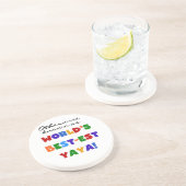 さもなければ知られていたベスト米国東部標準時刻YayaのTシャツおよびギフト コースター (側面)