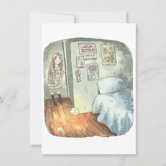 さやいしじ ノートカード (正面)