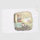 さやいなじ ゴルフタオル (横)