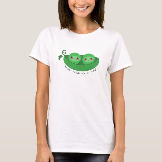 さやいんげんの双子Tシャツ Tシャツ (正面)