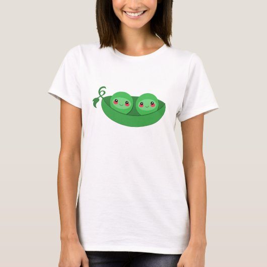 さやいんげんの双子Tシャツ Tシャツ (正面)
