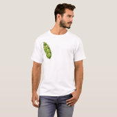 さやえんどうの眠り豆 Tシャツ (正面フル)