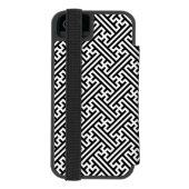 さやがた日本のの柄 INCIPIO iPhoneウォレットケース (フォリオ裏面)