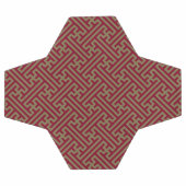 さやがた柄日本のブルゴーニュ金ゴールド サッカーボール (フラット)