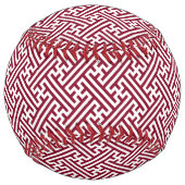 さやがた柄日本の、ブルゴーニュ白 ソフトボール (正面)