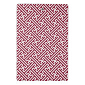 さやがた柄日本の、ブルゴーニュ白 ミニクリップボード (裏面)