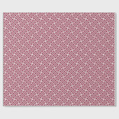 さやがた柄日本の、ブルゴーニュ白 ラッピングペーパー (フラット)