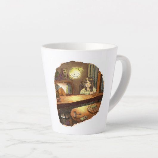 さやくごじ カフェラテマグ (右アングル)