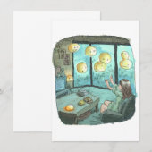 さやくやじ ノートカード (正面/裏面)